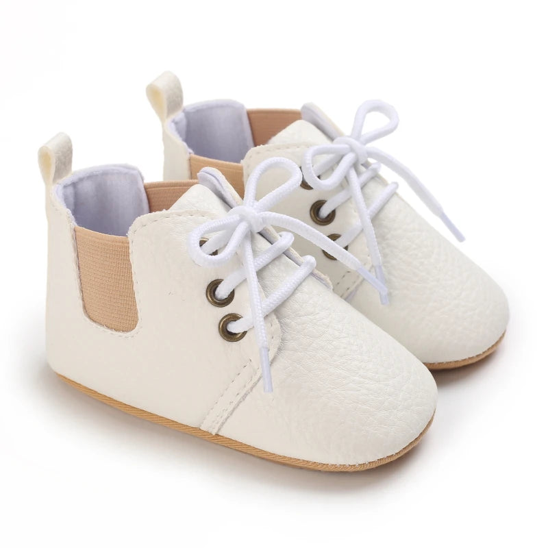 Baby Retro Leather Moccasins