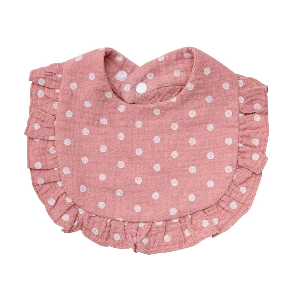 Flower Print Baby Bib