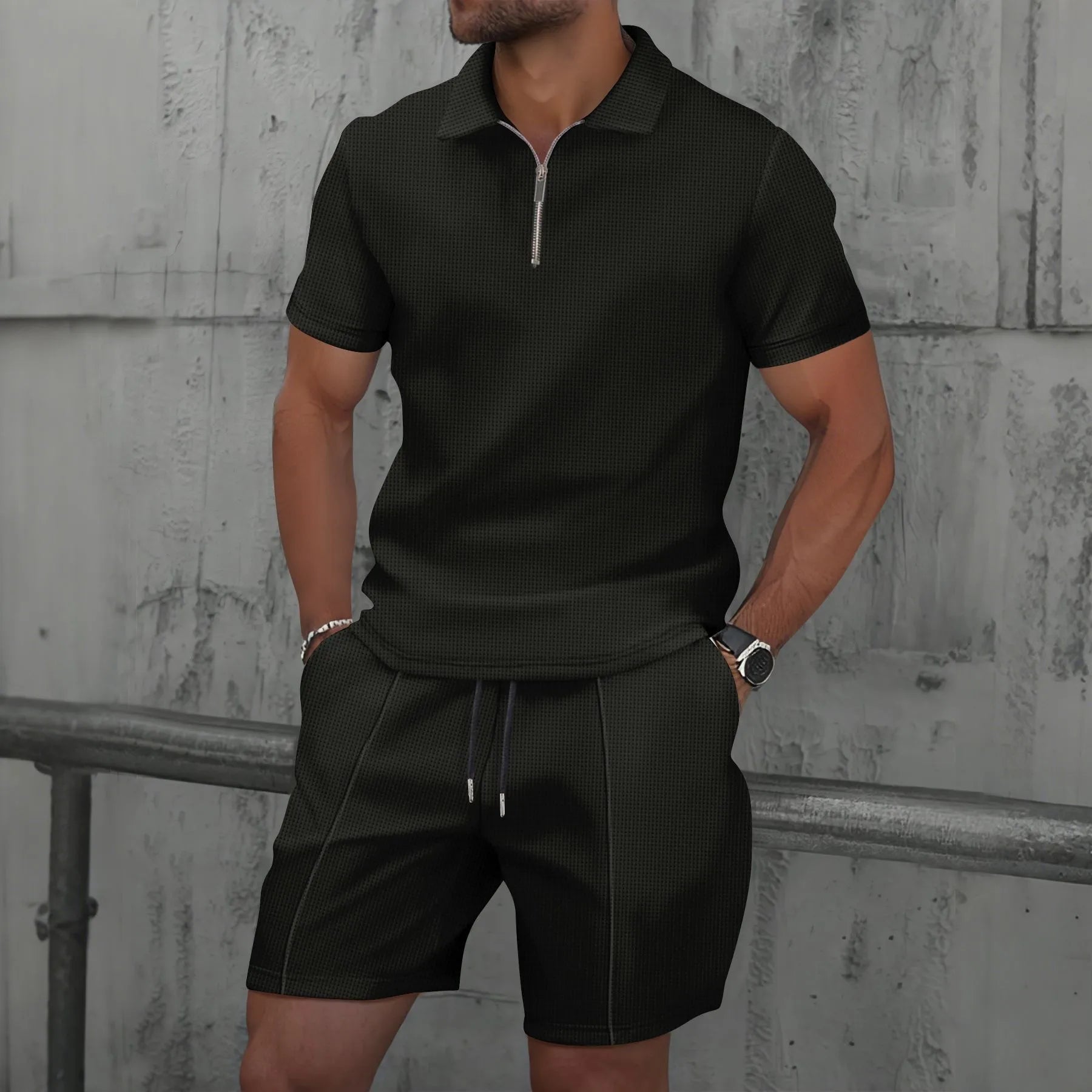 Polo Shirt And Shorts Set