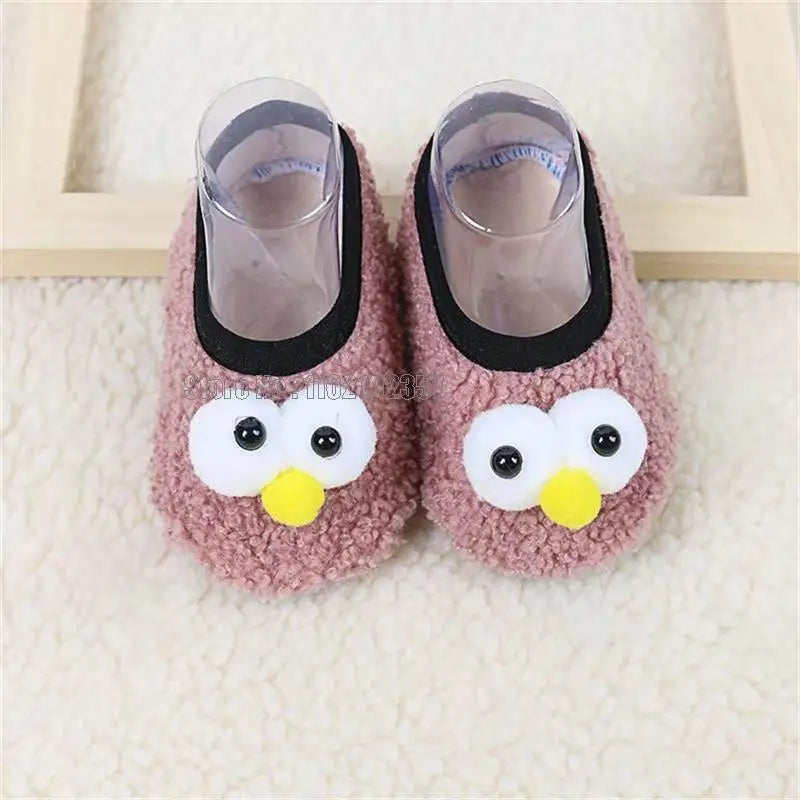Kids Plush Anti-Slip Indoor Slippers