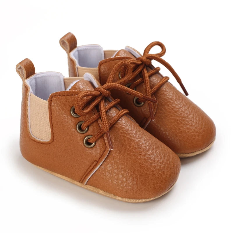 Baby Retro Leather Moccasins