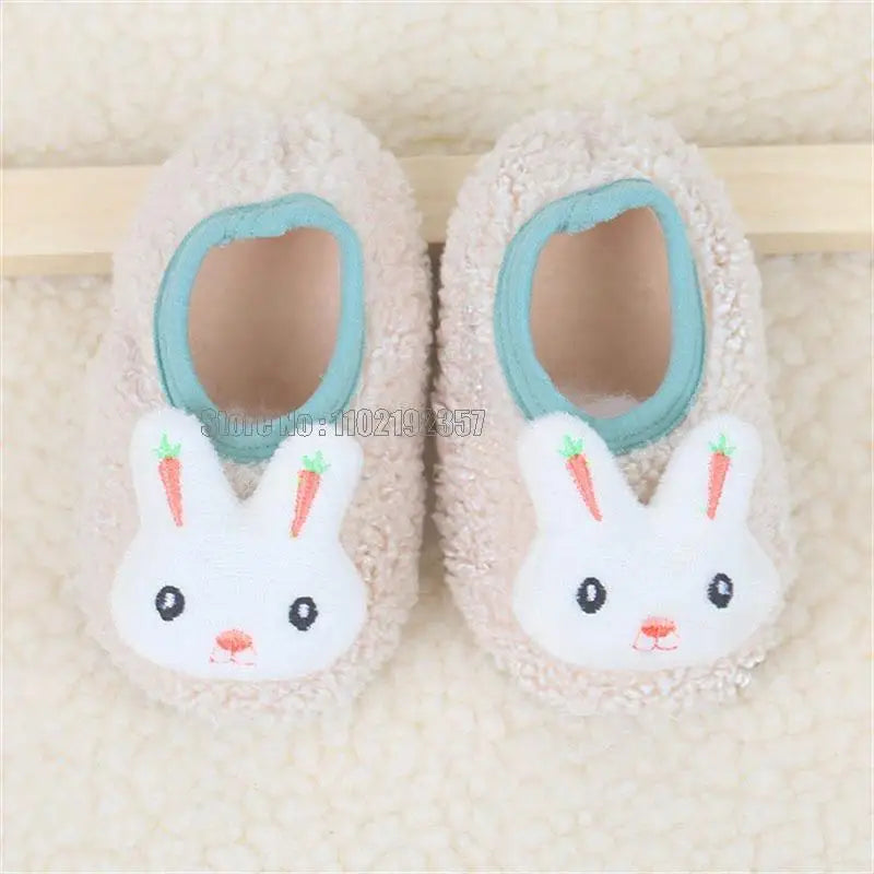 Kids Plush Anti-Slip Indoor Slippers