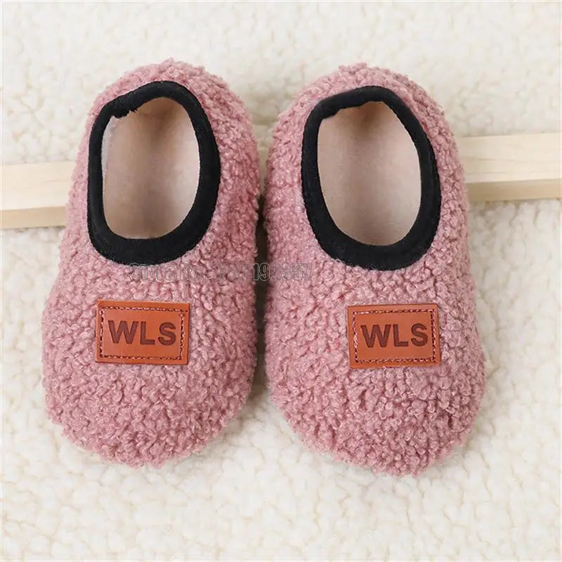 Kids Plush Anti-Slip Indoor Slippers