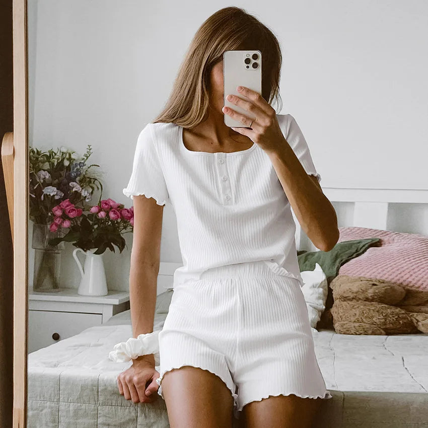 Knitted Pajama Set