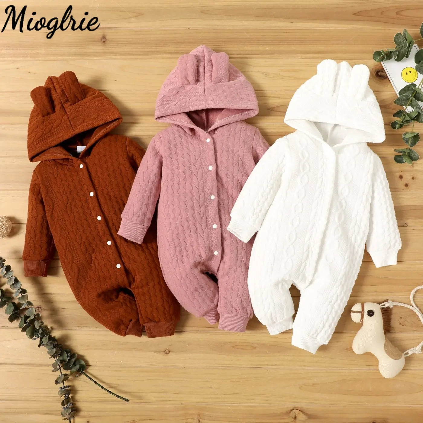 Baby Hooded Romper Jumpsuit
