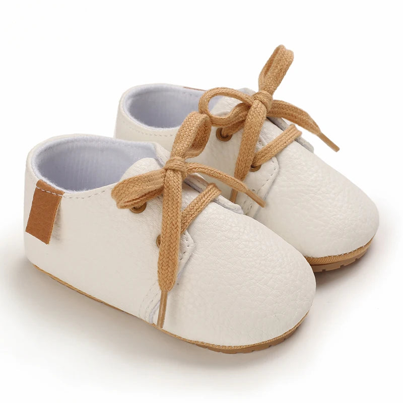 Baby Retro Leather Moccasins