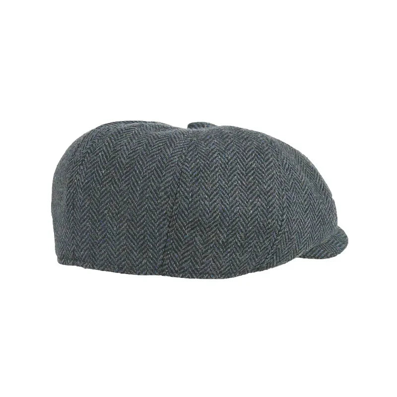 Kids Vintage Tweed Newsboy Cap
