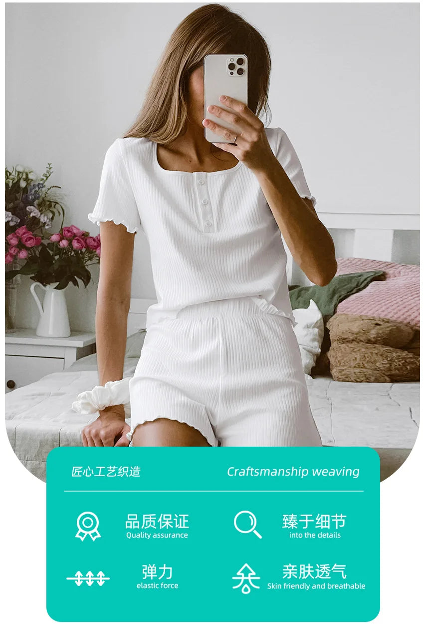Knitted Pajama Set
