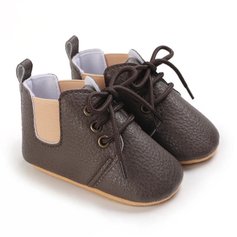 Baby Retro Leather Moccasins